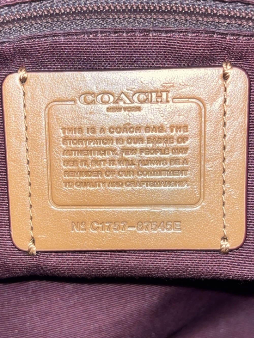 Coach 2017 Phoebe Exploded Reps Jacquard Shoulder Bag EUC - Picture 14 of 15